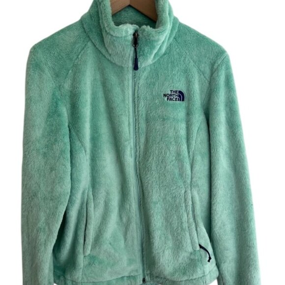 The North Face Mint Green Osito Full Zip Womens Soft Fleece Jacket Size XS - Picture 4 of 8